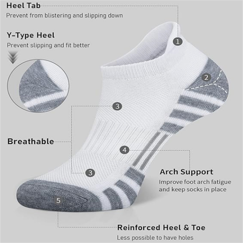 12/24 Pairs Cushioned Breathab - đánh giá và giá Athletic Sock Cushion