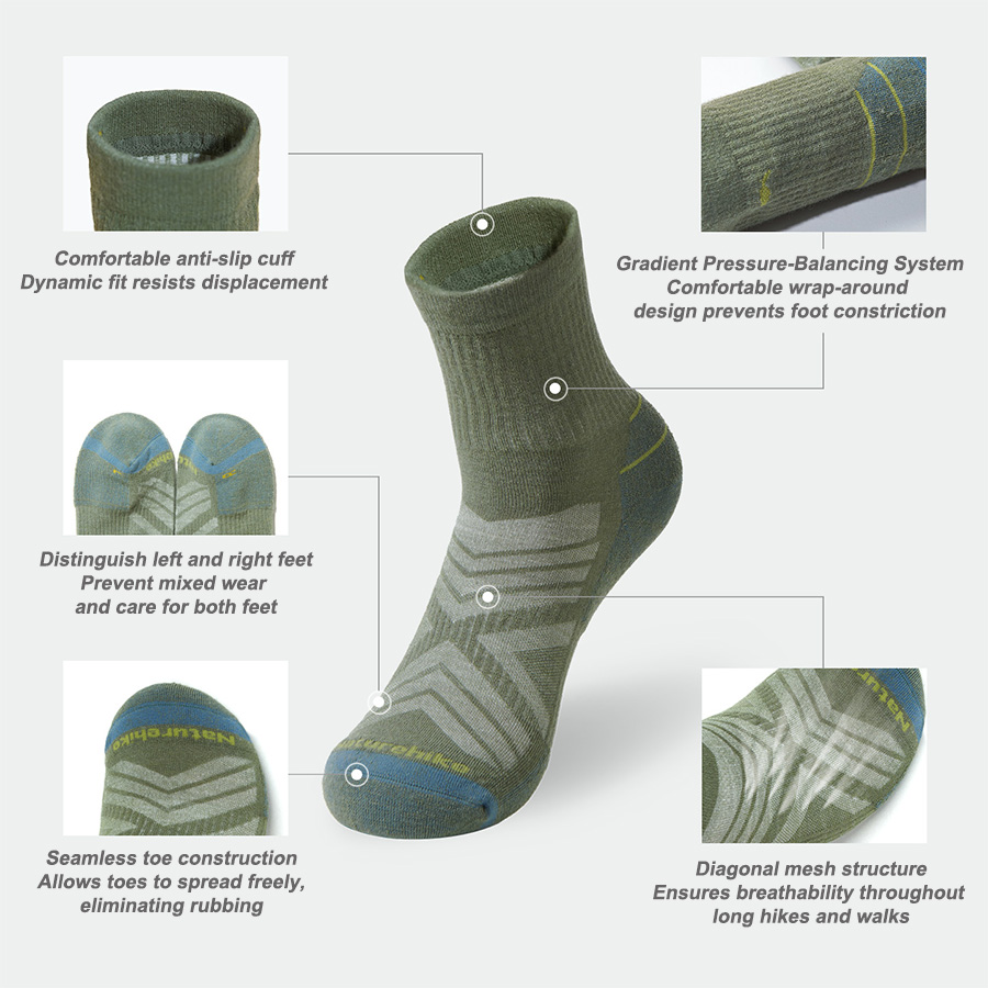 Naturehike Sport Socks Man Soc - đánh giá và giá Wool Hiking Sock