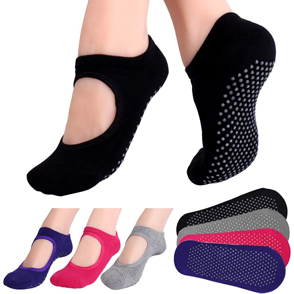 Backless Non-slip Fitness Pila - đánh giá và giá Grip Sock Yoga
