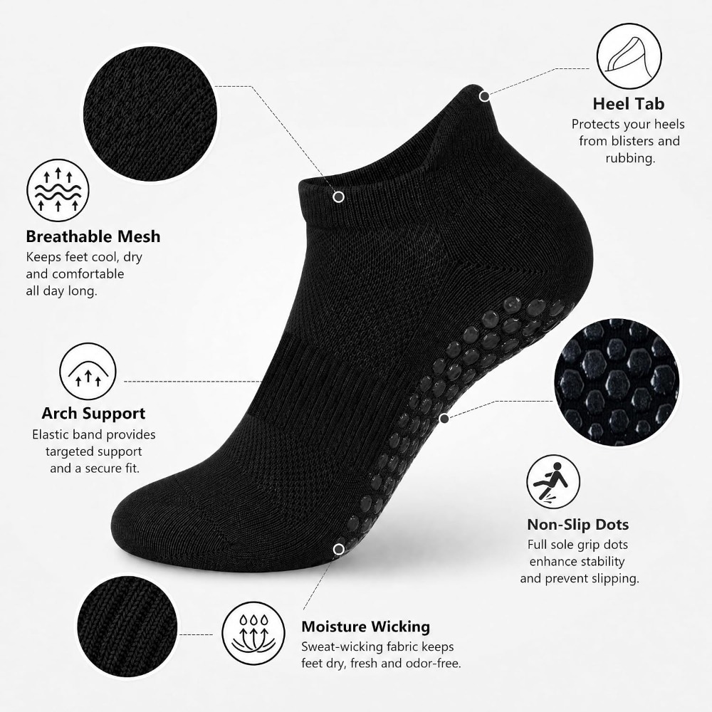 Non-Slip Grip Socks for Women: - đánh giá và giá Grip Sock Yoga